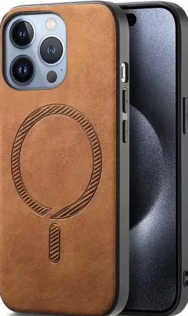 چرم وگان به کار رفته در قاب آیفون 