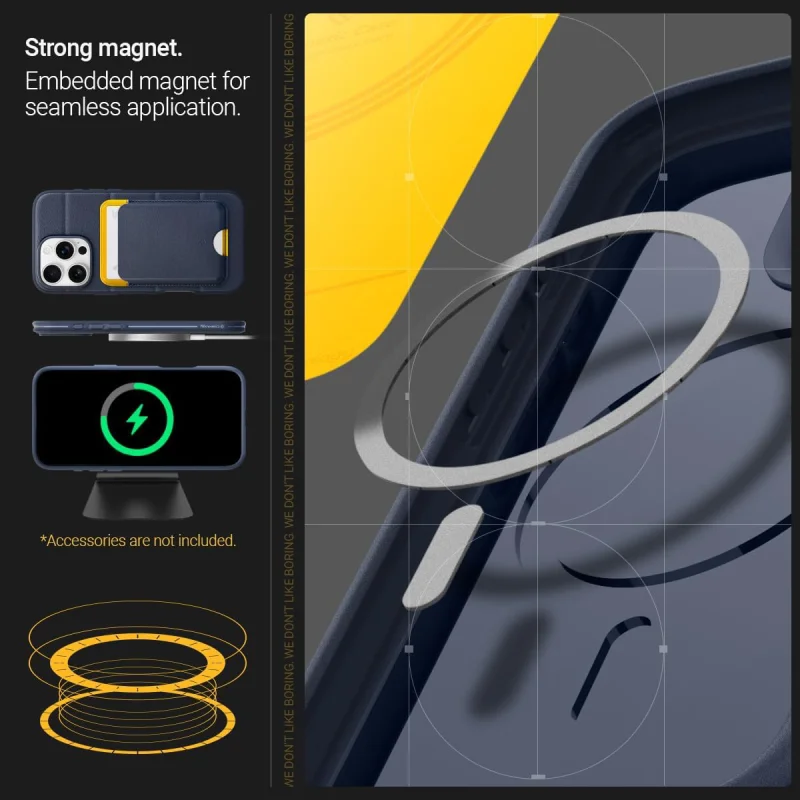 قاب اورجینال آیفون 16 پرومکس Caseology Athlex Mag | بافت سنگ ماسهای و پشتیبانی MagSafe - Image 6